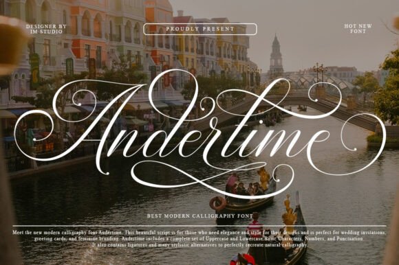 Andertime: A Modern Calligraphic Font for Every Creative