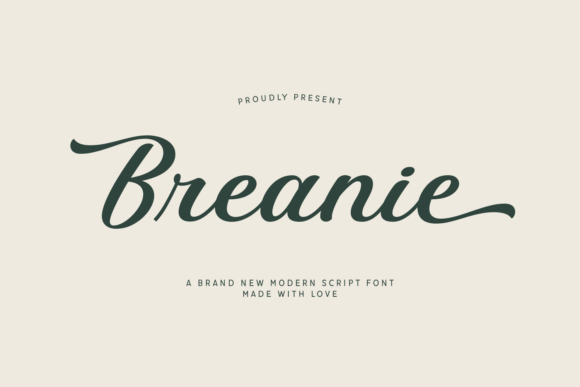 Breanie: The Modern Script Font for Elegant Branding