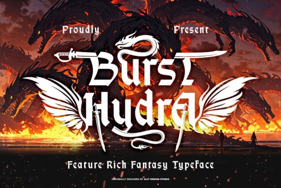 Brust Hydra: Command Attention with a Mythic Typeface