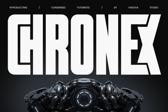 Chronex: The Ultimate Sci-Fi Display Typeface for Impact