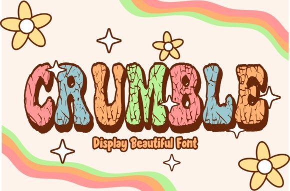 Crumble: The Charming Retro Display Font for Creative Projects