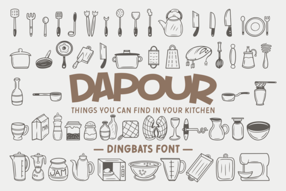 Dapour: A Typeface That Brings Kitchen Warmth to Your Designs