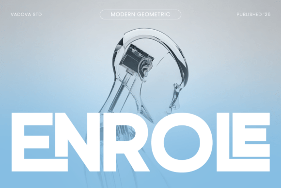 Enrole: The Bold Geometric Sans Serif for Modern Projects