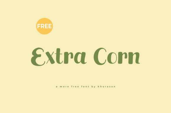 Extra Corn: A Modern Script for Standout Designs