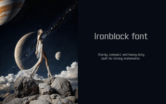 Ironblock: The Bold Typeface for Maximum Brand Impact