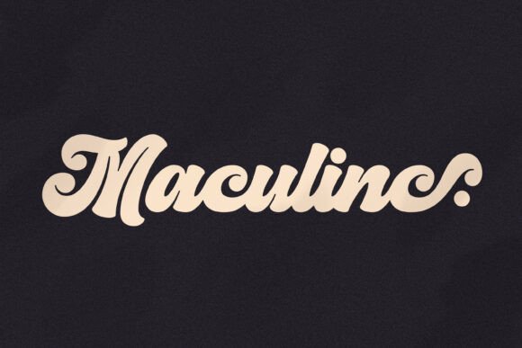 Maculinc: The Bold Script Font with a Story