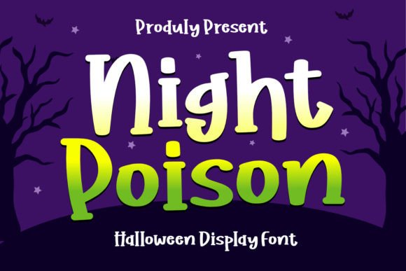 Night Poison: The Ultimate Halloween Display Font