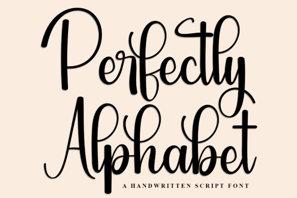 Perfectly Alphabet: A Script Font for Elegant Branding