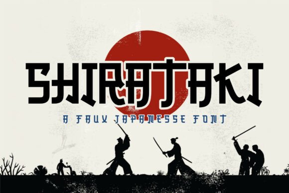 Shirataki: A Display Font with East Asian Visual Flair