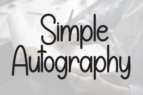 Simple Autography: The Warmth Your Designs Need