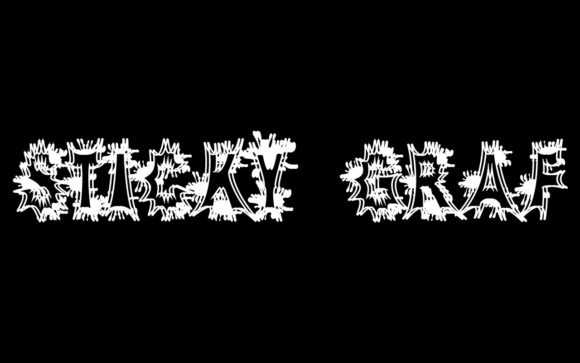 Sticky Graf: A Futuristic Font for Bold Branding
