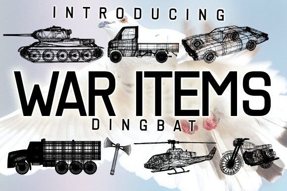 War Items: A Typeface for Bold, Battle-Ready Design
