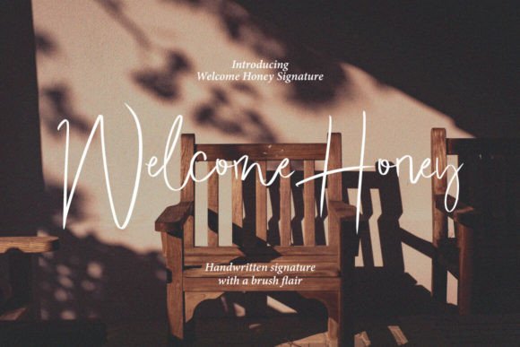 Welcome Honey: The Elegant Signature Font for Modern Projects